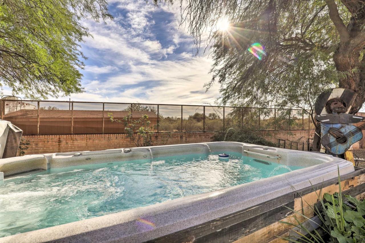 Pet-Friendly Tucson Casita Shared Hot Tub And Porch Villa Exteriör bild