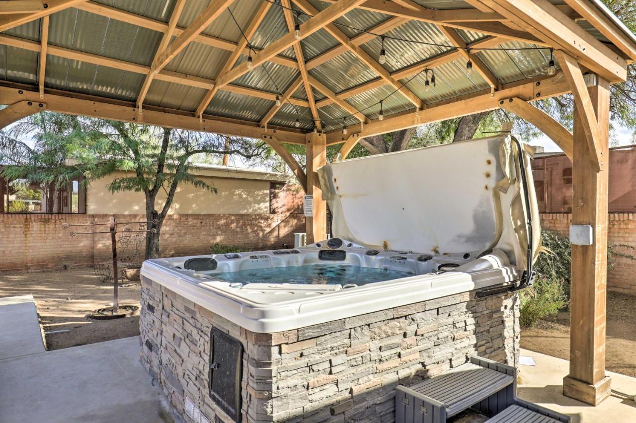 Pet-Friendly Tucson Casita Shared Hot Tub And Porch Villa Exteriör bild